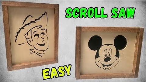 Quick And Easy Woodworking Project | Scroll Saw