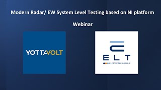 "Modern Radar / EW System Level Testing based on NI Platform" Webinar