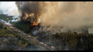 Incendies en Gironde : l'arrivée des orages, une situation à double tranchant