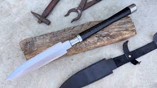 Scout Spear – Hand Forged Short Hunting & Throwing Spear | 5160 Steel Weapon