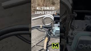 Mud-Skipper Stainless Exhausts for small engines - 212cc edition