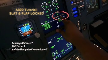 Airbus A320 Tutorial: Slats & Flaps Locked - How to manage and land the airbus.