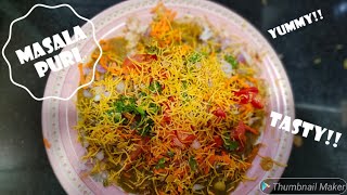 Masala Puri Recipetasty Chatyummy Road Side Stylestreet Style Masala Puri At Home In Lockdown