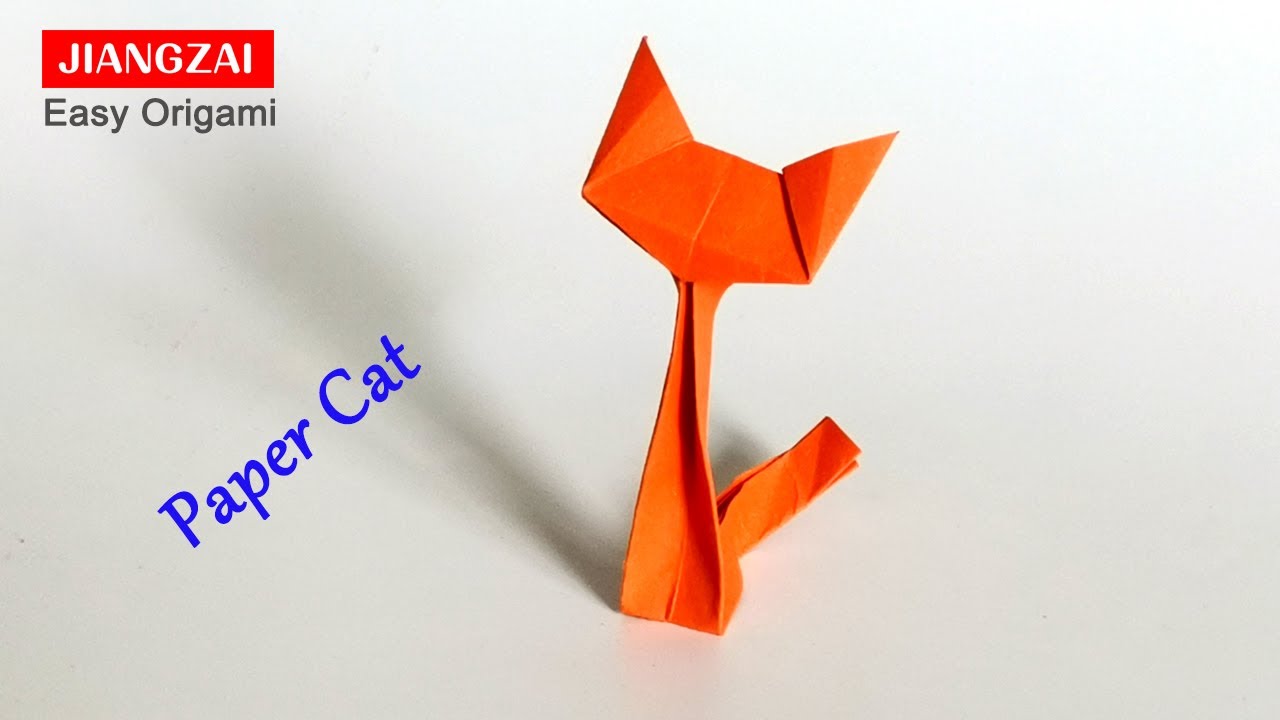 Origami Paper Cat | How to Make an Origami Cat - YouTube