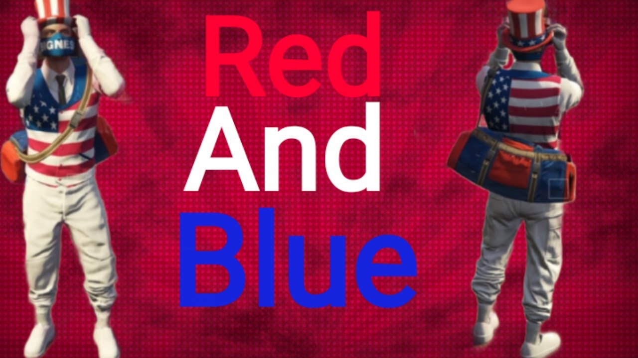 GTA red and blue duffle bag ( happy 4th of july ) YouTube