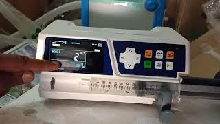 Syringe Pump Demo Video In Hindi