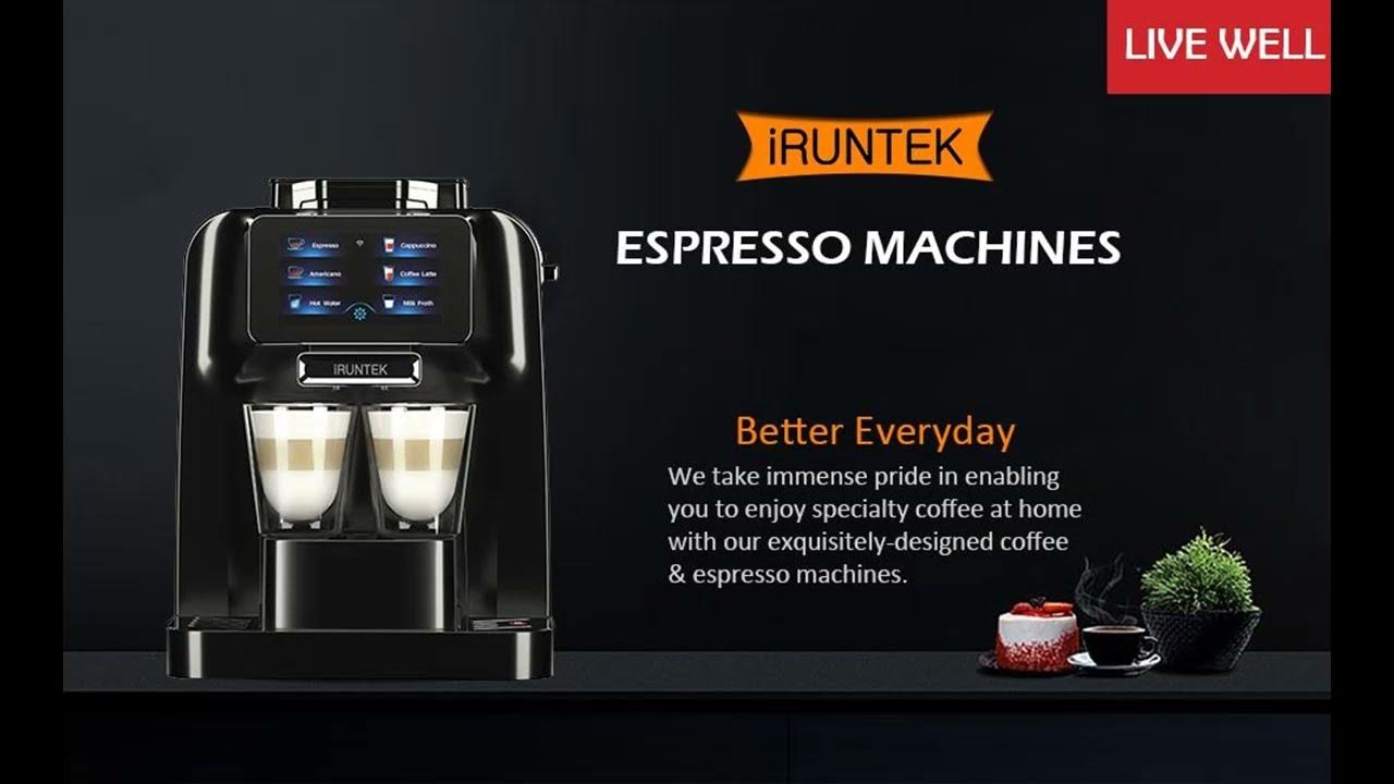 iRUNTEK Automatic Espresso & Coffee Machine Highlight Features YouTube