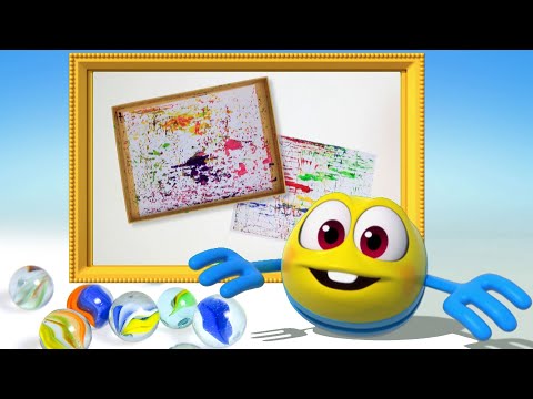 Make Marbel Art with WonderBalls | Paint Rollers | Fun DIY for Kids | WonderBalls Playground