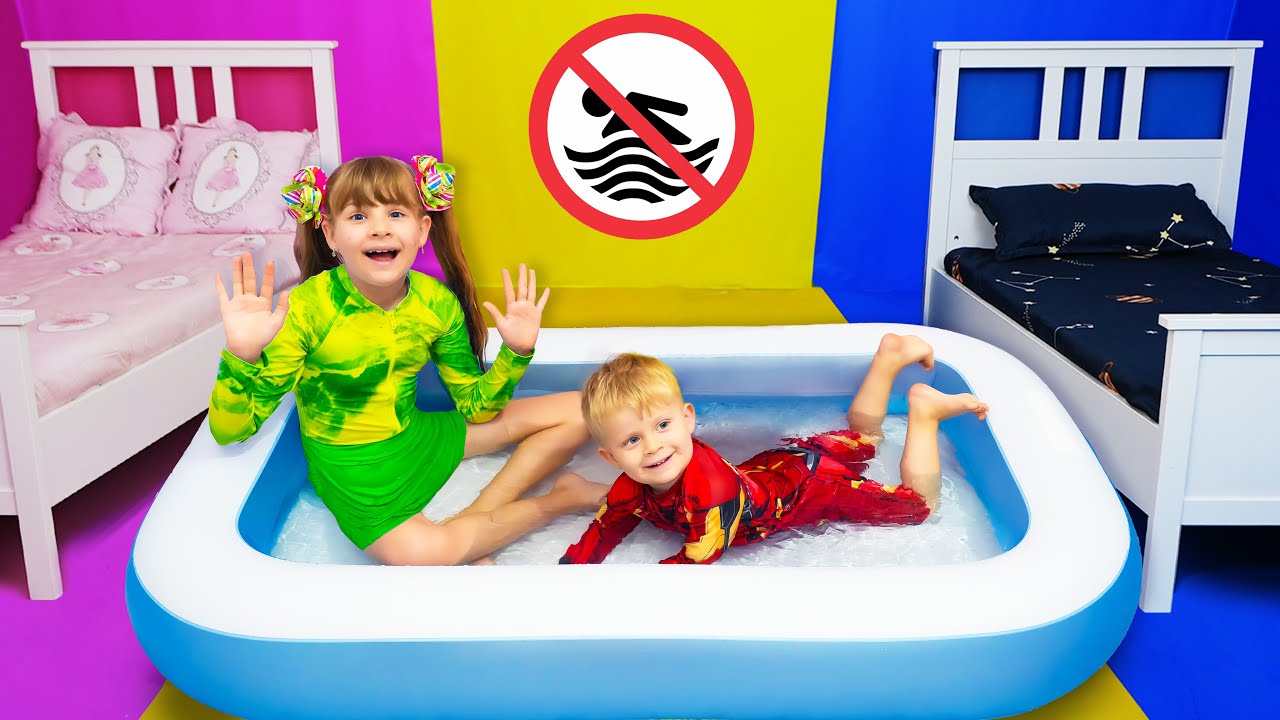 Cuộc phiêu lưu bể bơi bơm hơi của Diana và Oliver