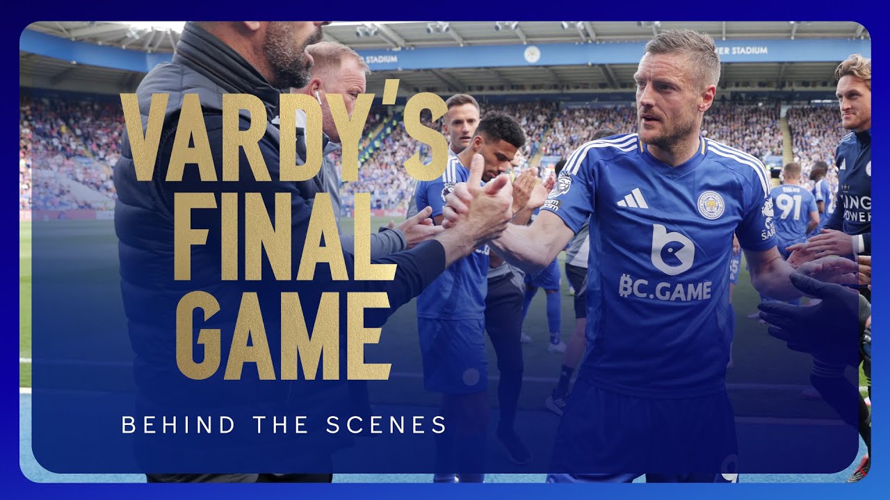 Behind The Scenes With Jamie Vardy 👀🐐 | The GOAT's Final Game Farewell