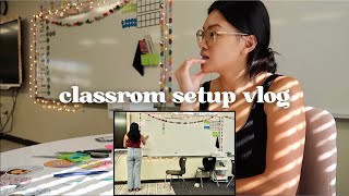 LAST DAY OF CLASSROOM SETUP | meet the teacher, first day planning, all of the finishing touches!