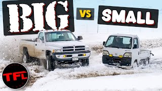 Kei Truck vs Cummins: Does Size Matter In The Snow? by TFLoffroad 42,633 views 3 weeks ago 13 minutes, 55 seconds