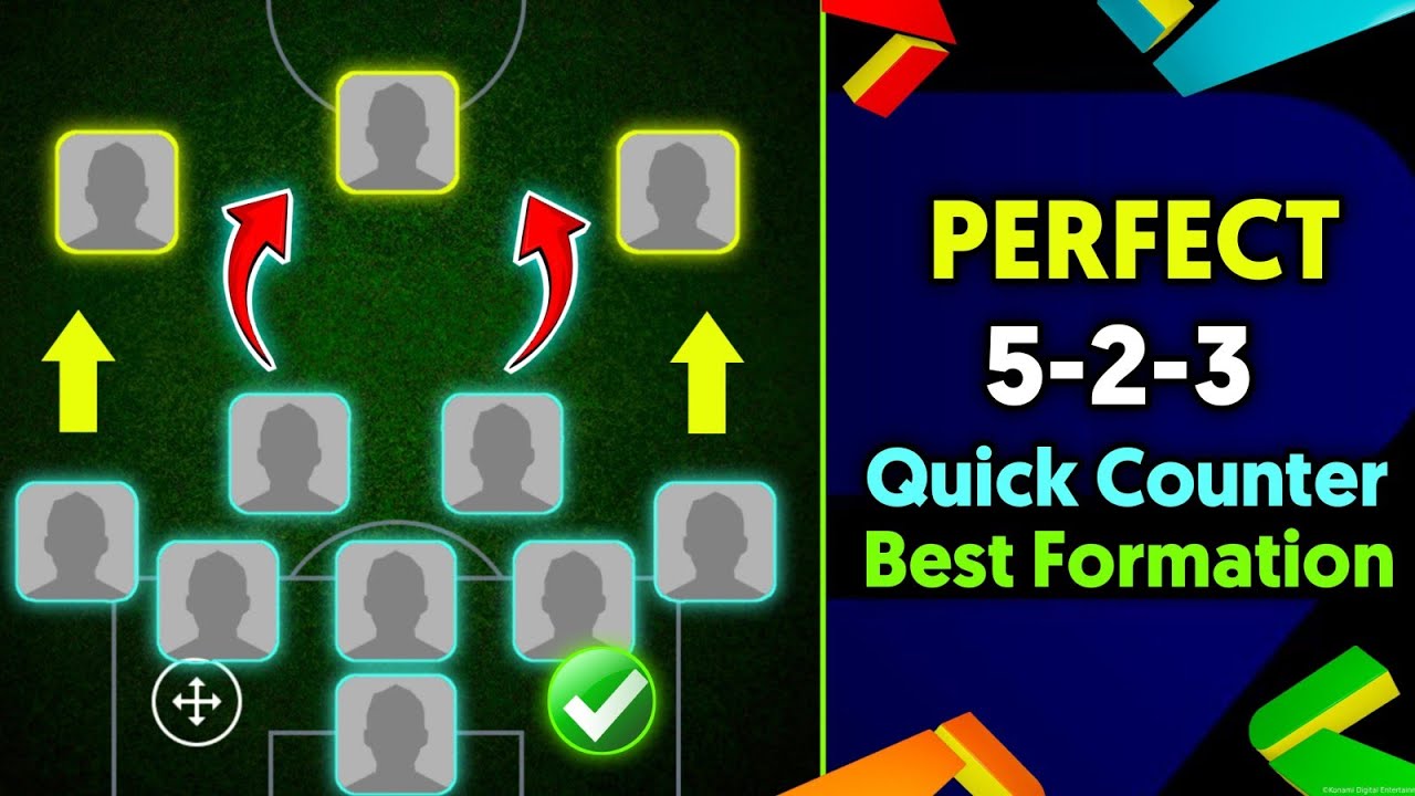 New Perfect 5 2 3 Formation Best Quick Counter Formation new-perfect-5-2-3-formation-best-quick-counter-formation