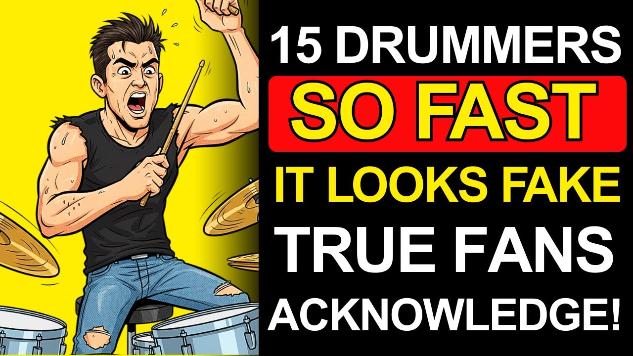 15 Drummers Who Play SO FAST It Looks Fake