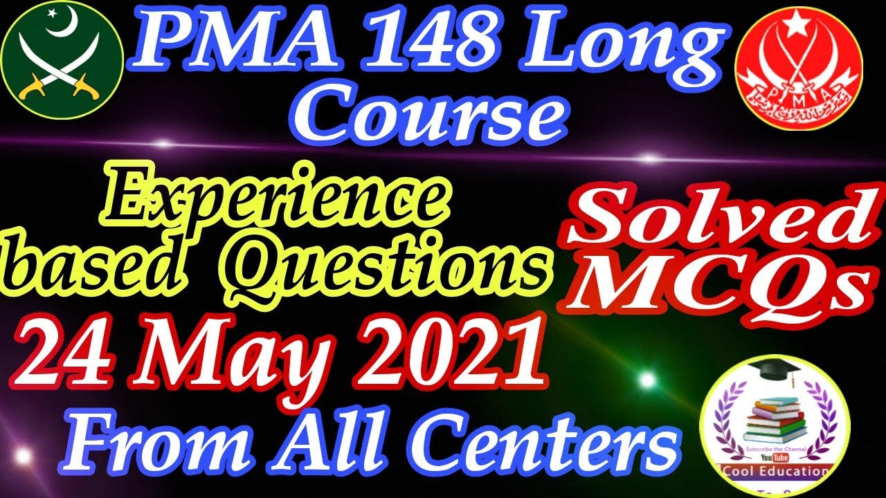 PMA Long Course 148 Initial Test Most Repeated Mcqs 24-May-2021 Exp Form All Centers |Cool Education