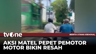 Pengendara Motor Dianiaya Oleh Gerombolan Mata Elang | Berita Utama Kriminal tvOne