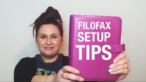 Tips for Setting up your Filofax or Ring Bound Planner // Filofax, Franklin Covey, KiKi K