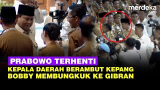 Download Lagu Langkah Prabowo Terhenti Depan Kepala Darah Berambut Kepang, Bobbby Membungkuk ke Gibran MP3