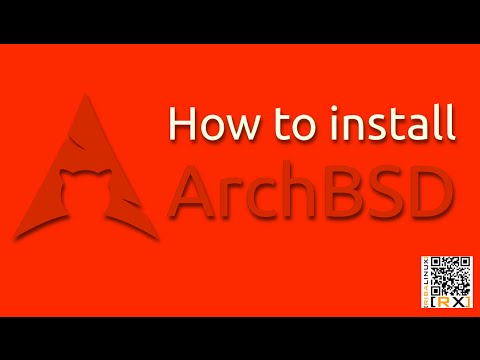 How to install Arch BSD