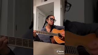 HER singing 7 Things by Miley Cyrus on TikTok