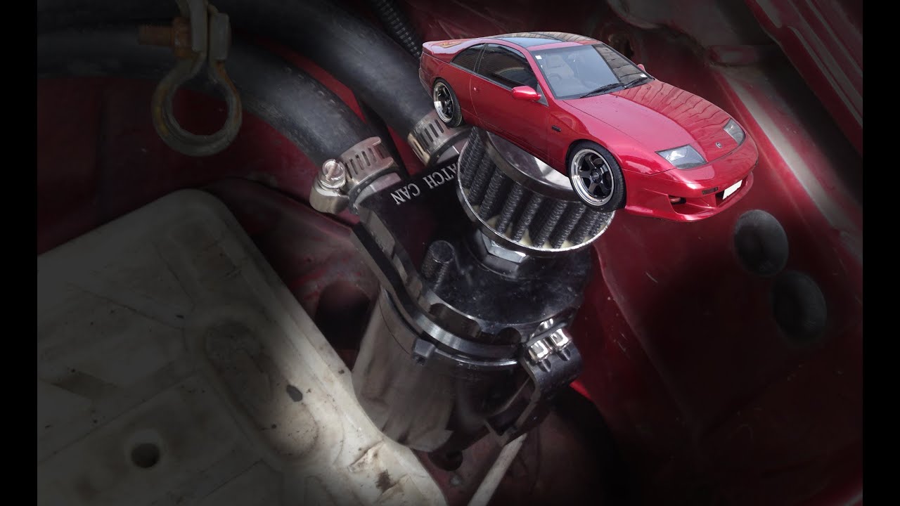 How to Install a Catch Can on a Nissan 300zx Z32 And Delete the PCV