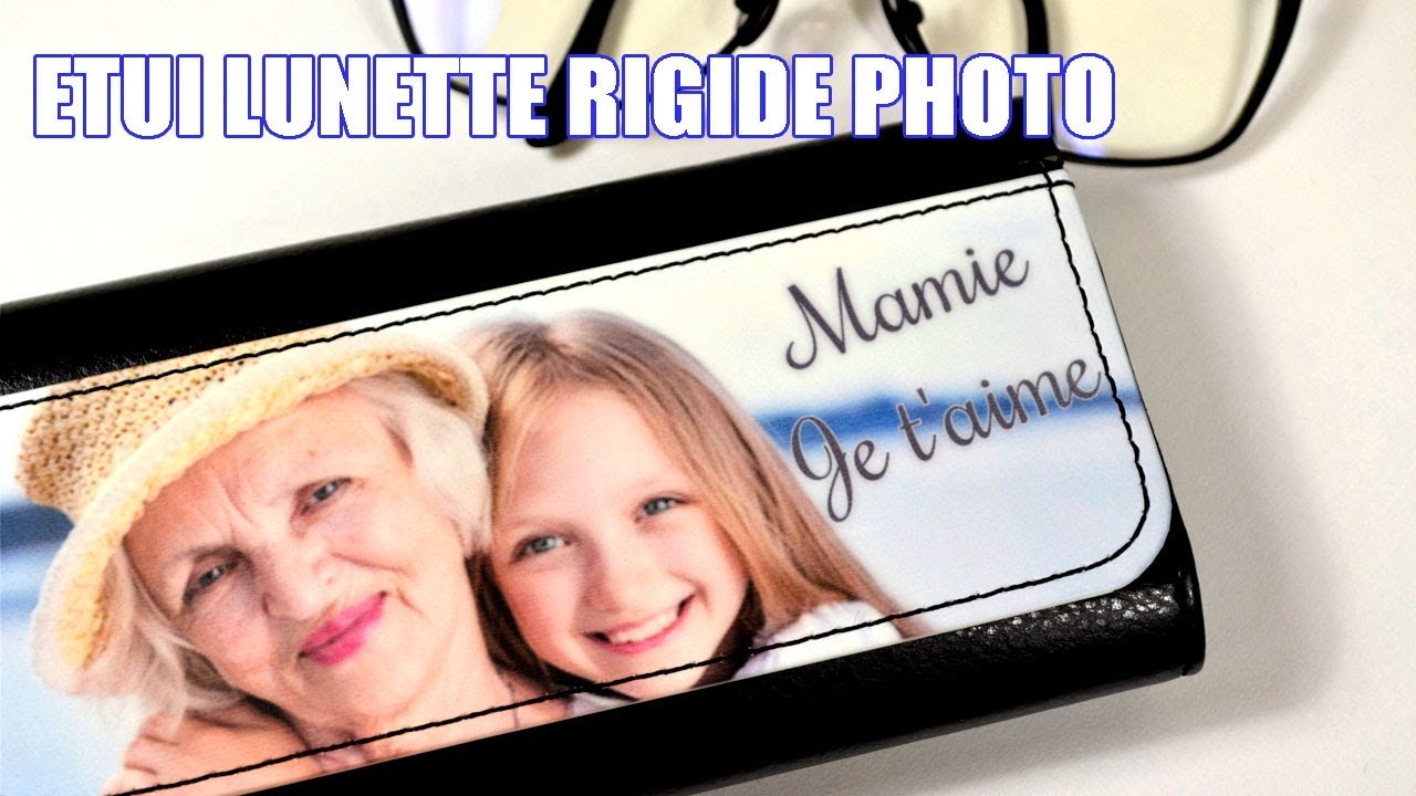 Étui à Lunettes En Cuir Personnalisé Avec Fleur De Naissance - Boîte Souple Pour Lunettes De Soleil Ou Vue - Cadeau Mariage, Anniversaire