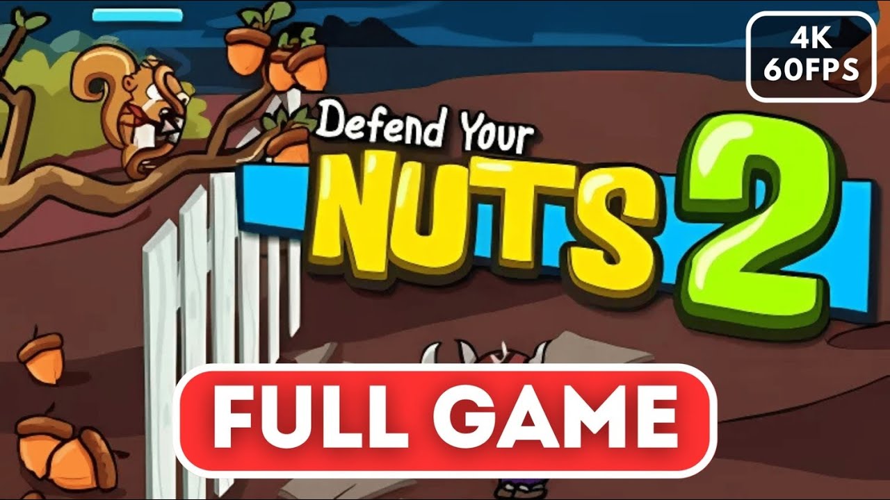 DEFEND YOUR NUTS 2 Gameplay Walkthrough FULL GAME (4K 60FPS) No