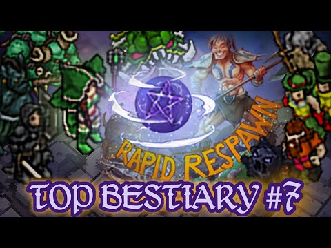 [Tibia] Bestiary Project #7 - TOP 20 🎉 Earth Library 📗 Deepling Brawler 🧜‍♂️Usurper Warlock ⚔️