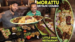 750 rupees Morattu Biriyani Combo - Little India Restaurant #tamilfoodie