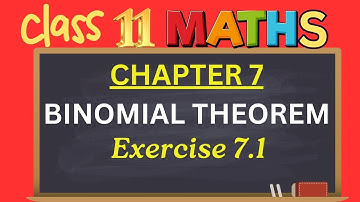 Class 11|Chapter 7|Binomial Theorem | Exercise 7.1|CBSE|NCERT|@thinkmaths.abarna