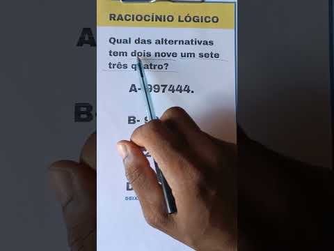 Raciocínio lógico, teste