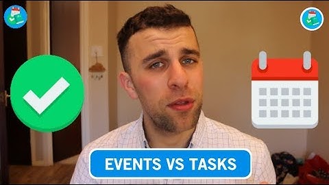 Calendar vs Tasks: What