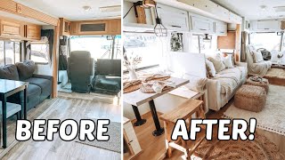 BEFORE AND AFTER RV RENOVATION - COASTAL BOHEMIAN