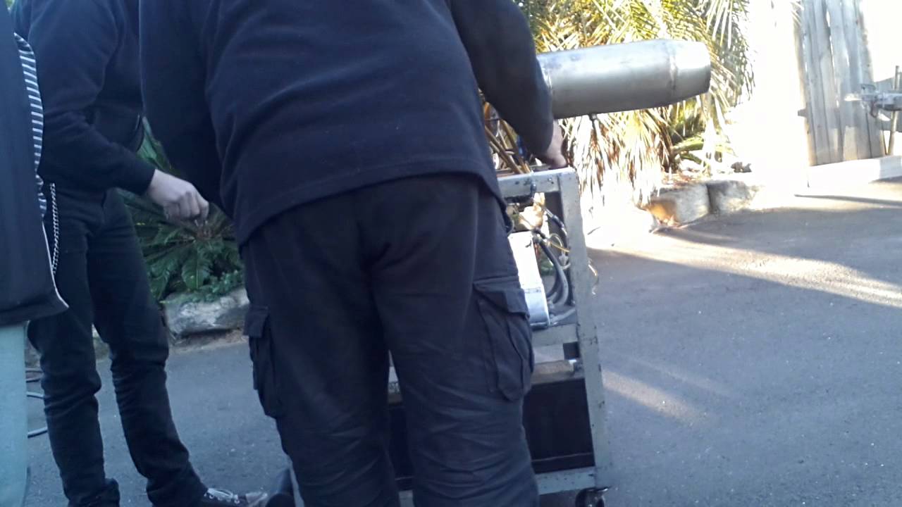 Jet Luge turbine test. micro turbine test fail WARNING!!! Boring!!! you have been told.