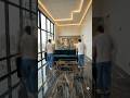Watch This Living Room Transform With Metallic Epoxy Flooring (Before &amp; After)