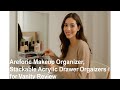 💄 Areforic Makeup Organizer, Stackable Acrylic Drawer Organizers for Vanity Review 💅
