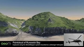Whitby Airborne Coastal Surveying using LiDAR by GeoM