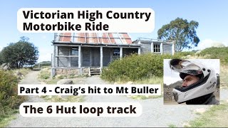 Motorcycle ride - Craig's Hut - Victorian High Country.