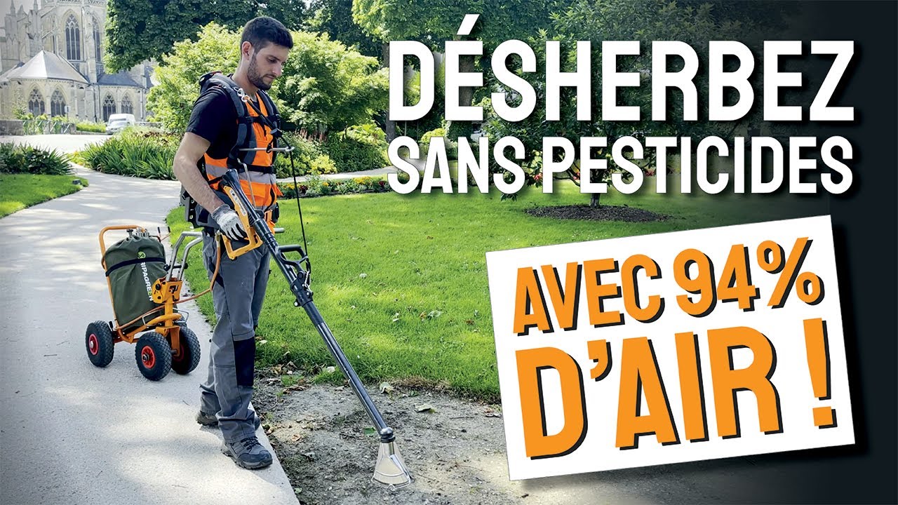Un désherbeur RAPIDE et EFFICACE grâce à 94% d'air !