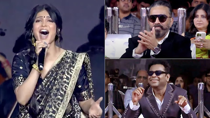 Shruti Haasan Superb Live Performance @ Thug Life Audio Launch Event