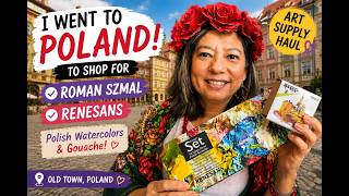 Art Supply Shopping in Poland | Roman Szmal & Renesans Watercolors