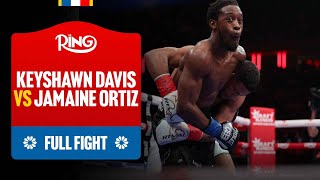 FULL FIGHT! Keyshawn Davis vs Jamaine Ortiz | The Ring VI
