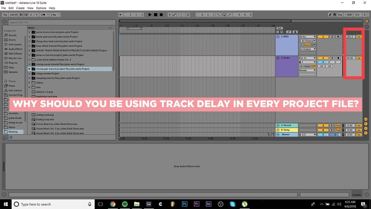 WHY SHOULD YOU BE USING TRACK DELAY IN EVERY PROJECT FILE? - YouTube