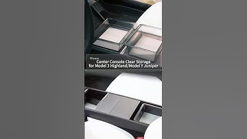 Center Console Clear Storage Box for Model 3 Highland/Model Y Juniper