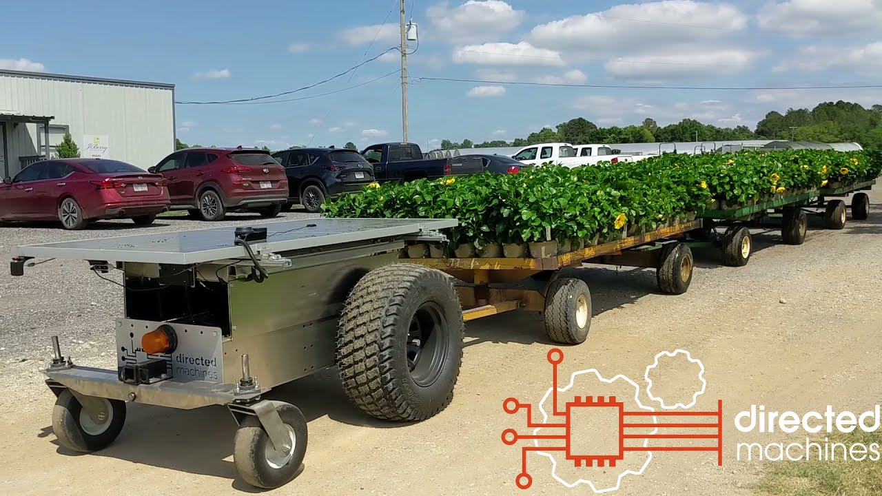 Autonomous Cart Towing at Plant Nursery YouTube