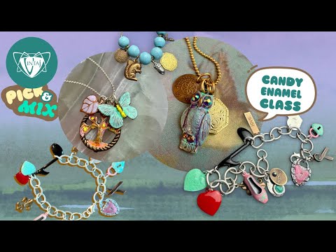 Candy Enamel Jewelry Class + Curated Charm Bundles