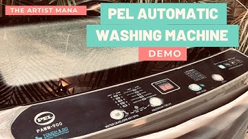 PEL Fully Automatic Washing Machine PAWM-900 Demo | How To Use | The Artist Mana | #viral #trending