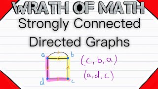Strongly Connected Directed Graphs | Graph Theory, Digraph Theory