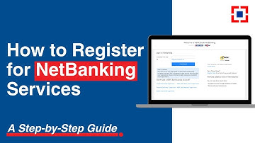 How to Register for HDFC Bank NetBanking Services