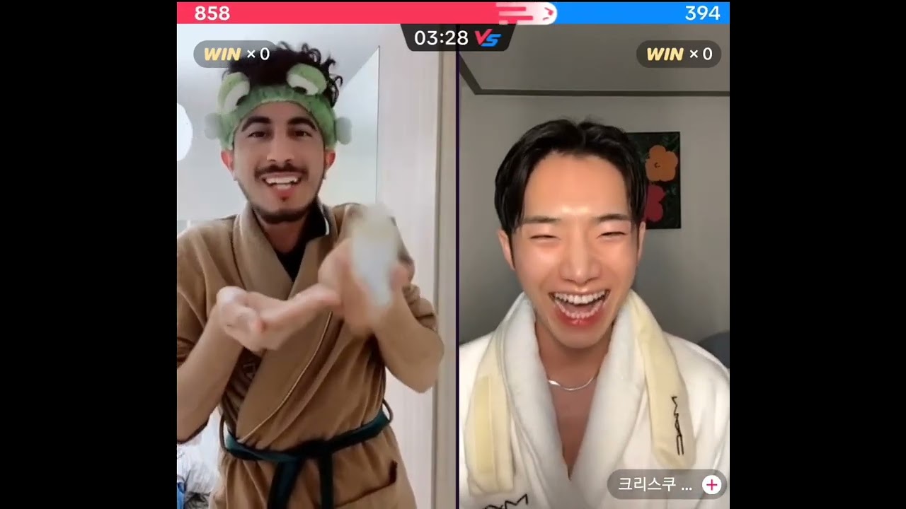 فقرة العناية بالبشرة مع علاء الدين وكريس الكوري🤭🤣🤣  Funny tiktok video try not to laugh